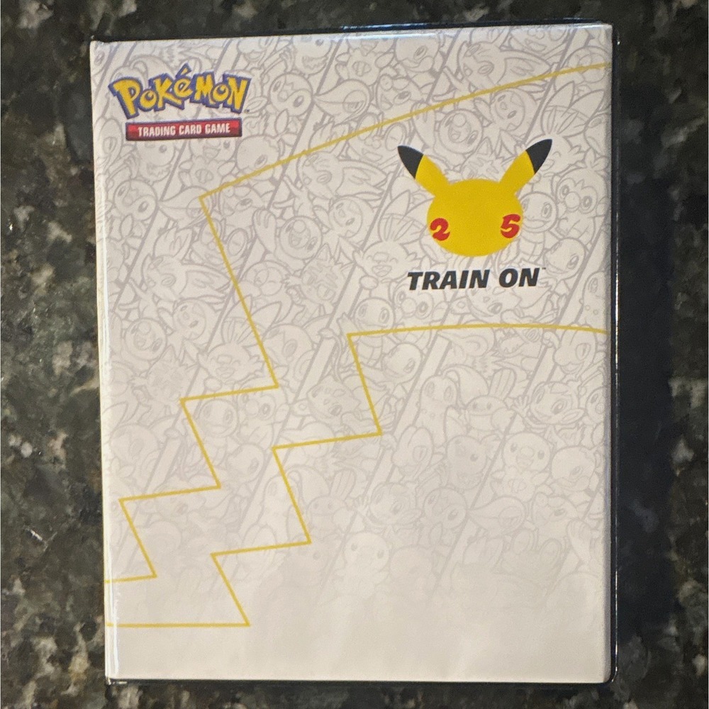 Pokemon TCG 25th Anniversary Binder Lot 10 Holo V VMAX VSTAR ex Pikachu Card